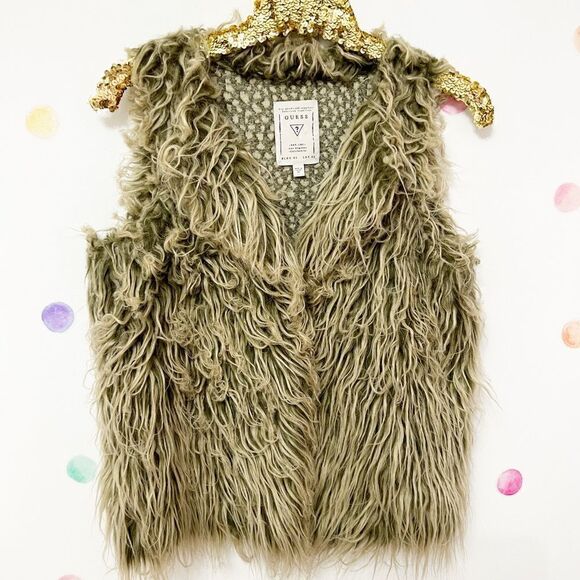 Guess Fur Vest jacket  - Picture 1 of 5